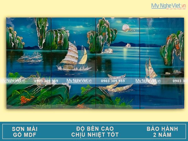 Quà Tặng Khai Trương - Bộ Tranh Thuận Buồm Xuôi Gió Cẩn Ốc
