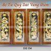 Quà Tân Gia Khai Trương - Tranh Đồng Tùng Cúc Trúc Mai