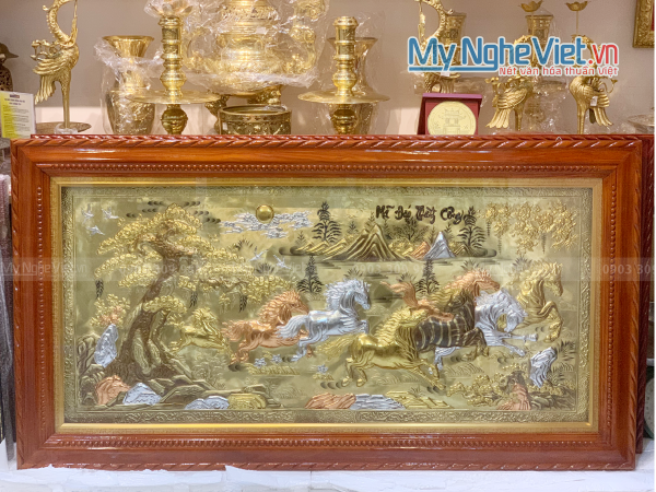 Quà tân gia khai trương - Tranh đồng Mã Đáo Thành Công