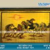 Quà Tân Gia Khai Trương - Tranh sơn mài mã đáo thành công dát vàng