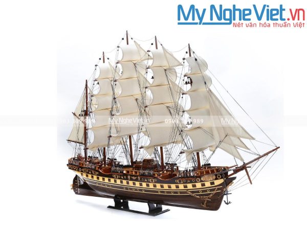 Quà tân gia khai trương - Mô hình thuyền buồm France II thân 60cm