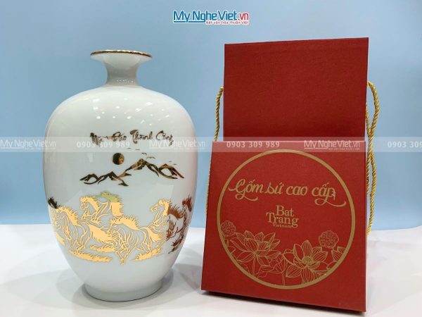 Quà Tân Gia Khai Trương - Bình Thu Tài Lộc Gốm