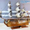 Quà tân gia khai trương - Mô hình thuyền chiến cổ San Felipe Thân 120cm
