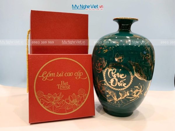 Quà Tân Gia Khai Trương - Bình Thu Tài Lộc Gốm