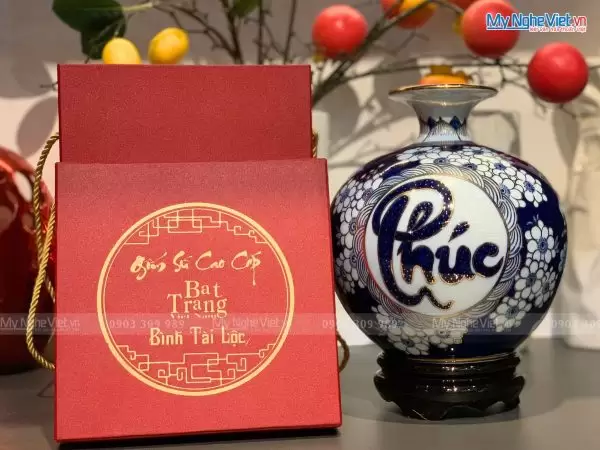 Bình Gốm Thu Tài Bát Tràng