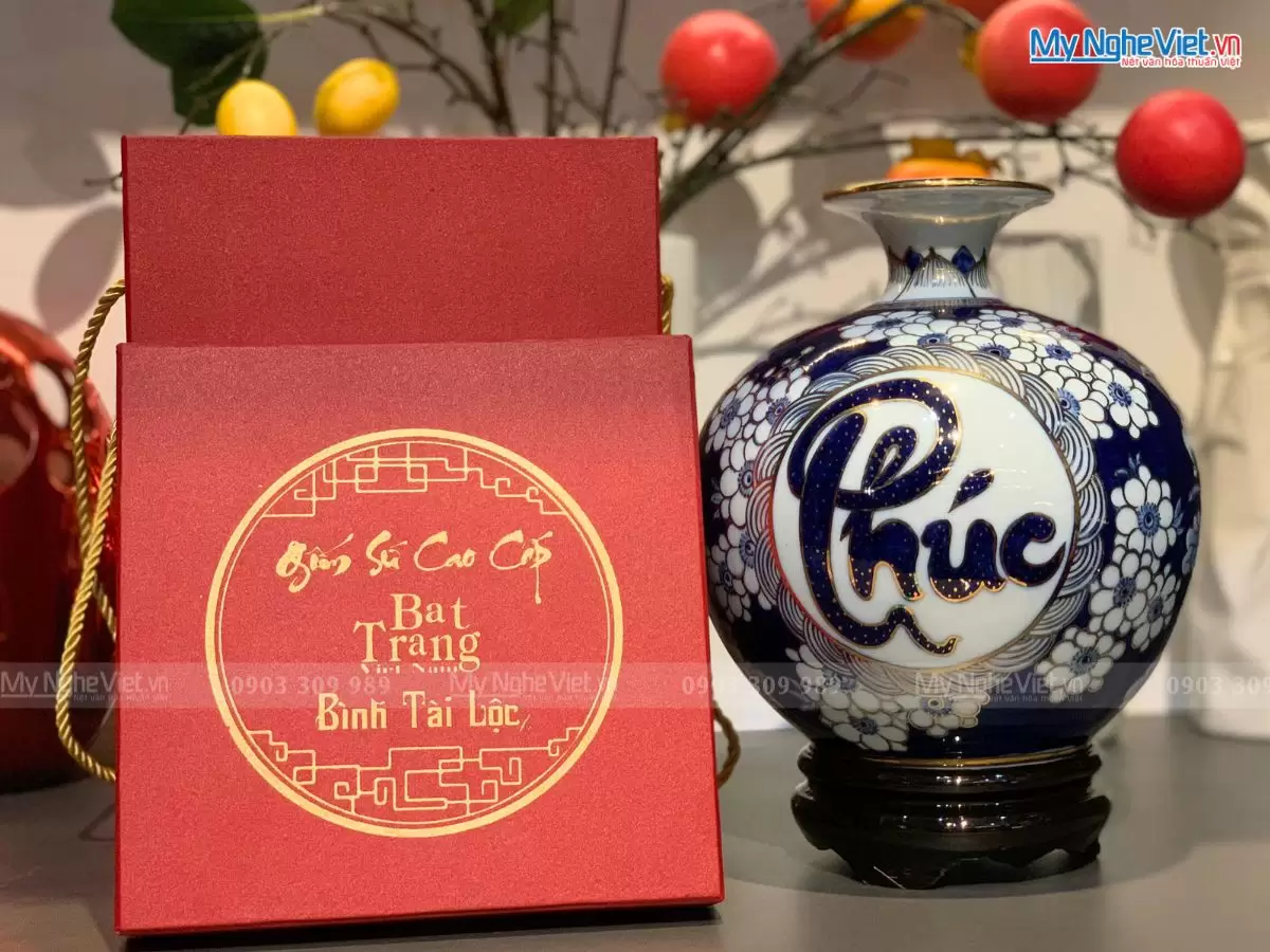Bình Gốm Thu Tài Bát Tràng