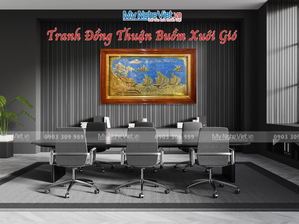 tranh phong thủy thuận buồm xuôi gió
