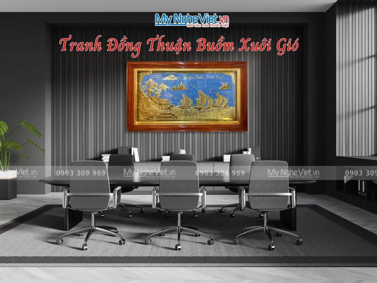 tranh phong thủy thuận buồm xuôi gió