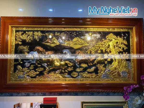 tranh đồng mã đáo đẹp